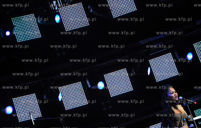 Gdansk. Plac zebran Ludowych. Scena letnia. Koncert...