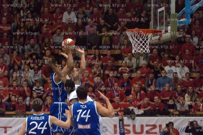 Slupsk. Mecz koszykowki Energa Czarni Slupsk vs AZS...