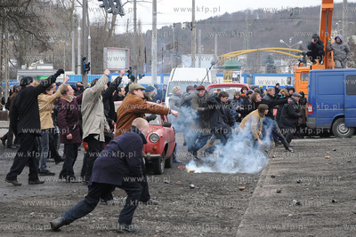 Plan zdjeciowy filmu o masakrze robotnikow na Wybrzezu...