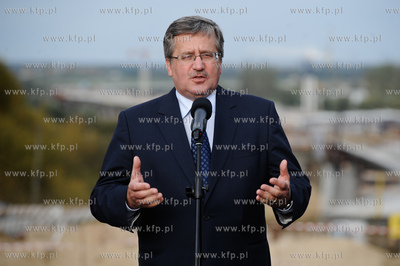 Gdansk. Budowa drogi ekspresowej S7 - Poludniowej Obwodnicy...