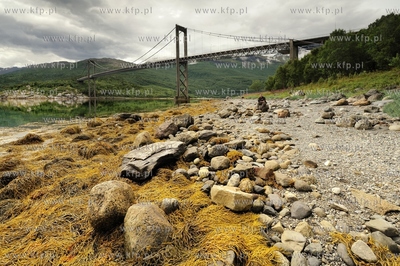 Norwegia. Okolice wyspy Storoya, polnocna czesc kraju,...