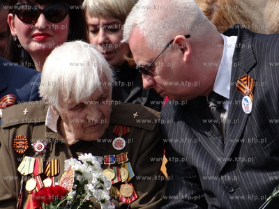 Uroczystosci z okazji zakonczenia II wojny swiatowej...