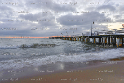 Gdynia. Molo w Orlowie. 06.01.2016 fot. Fot.Jan harb...