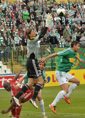 Mecz pilkarski ekstraklasy Lechia Gdansk - Wisla Krakow...