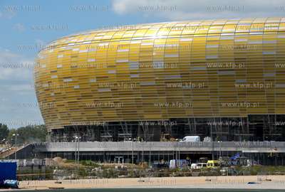 Ostatni etap prac na PGE ARENA w Gdansku, przed oddaniem...