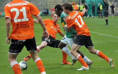 Mecz pilkarski ekstraklasy Lechia Gdansk - Zaglebie...