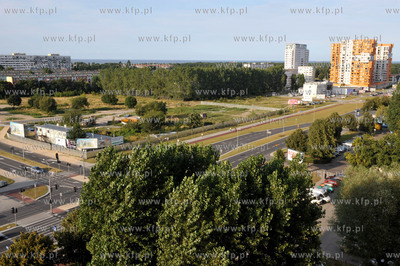 Gdansk Przymorze. Poczatki budowy przez firmie BPI...