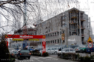 Gdansk Oliwa. Budowa nowego budynku Wydzialu Nauk Spolecznych...