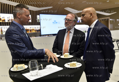 Gdansk. Port Lotniczy Gdańsk im. Lecha Wałęsy. Inauguracyjny...