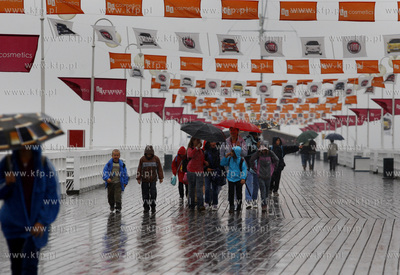 Letni deszczowy dzien w Sopocie. Nz molo.
08.07.2009
fot....