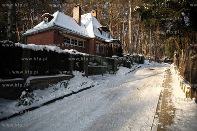 Sopot. Domy przy ul Andrzeja Struga.
14.01.2013
fot....