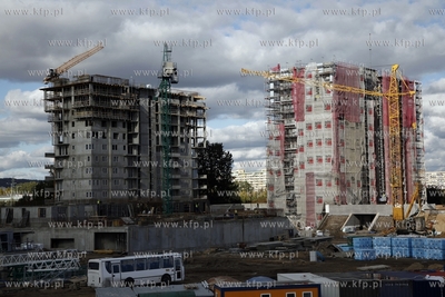 Budowa osiedla Citi Park na gdanskiej Zaspie.
12.10.2012
fot....