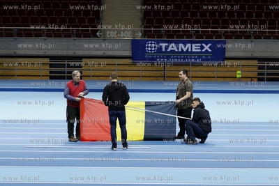 Sopot. Przygotowania hali Ergo Arena do organizacji...