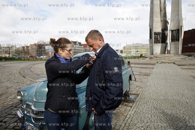 Zabytkowy samochod marki Warszawa, ktora jezdzil Karol...