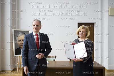 Urząd Wojewódzki w Gdańsku. Wojewoda pomorski Dariusz...