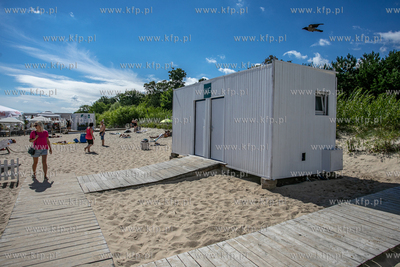 Wejscie na plażę nr 32A i 33  w Sopocie.
01.08.2022
fot....