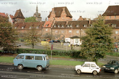 Gdansk, widok od ul. Podwale Przedmiejskie na Dom Harcerza...