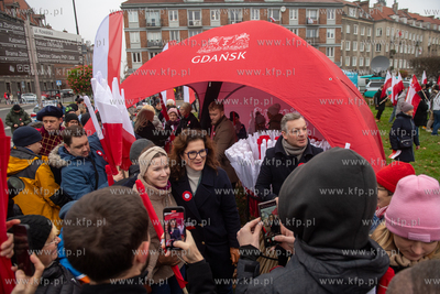 Gdańsk. Parada z okazji Narodowego Święta Niepodległości....