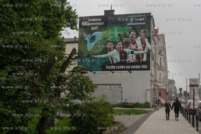 Gdańsk Wrzeszcz, Al. Grunwaldzka. Mural Grupy Lotos,...