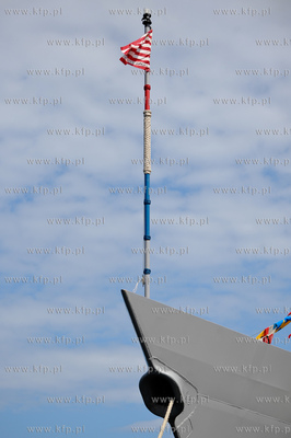 Nabrzeze francuskie portu w Gdyni. Robocza wizyta amerykanskiej...