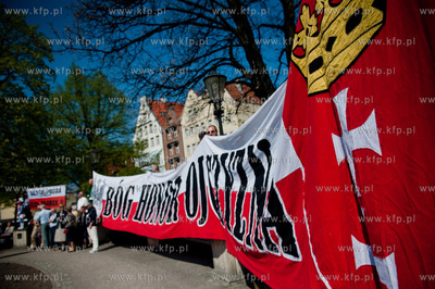 Gdansk. Obchody Swieta Narodowego Trzeciego Maja pod...