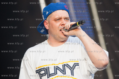 Gdansk. Otwarta dla publicznosci Strefa Kibica na Placu...