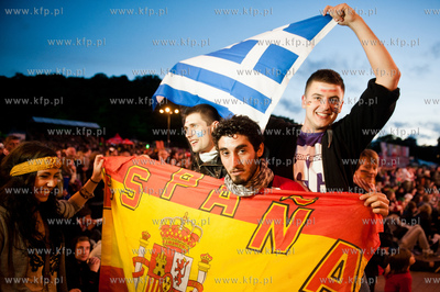 Gdansk. Fanzone - Strefa Kibica. Relacja meczu Mistrzostw...