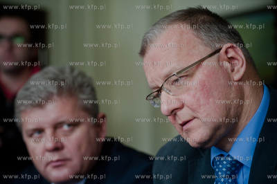 Gdansk. Urzad Marszalkowski. Konferencja prasowa poswiecona...