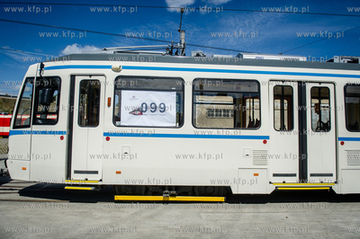 Gdansk. Wrzeszcz. Zajezdnia tramwajowa Zakladu Komunikacji...