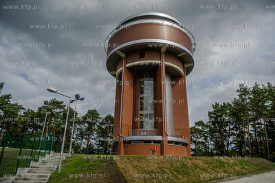 Gdansk. Sobieszewo. Prezentacja zbiornika na wode Kazimierz...