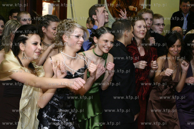 Studniowka XIX LO w hotelu Hevelius. 28.01.2006 Fot....