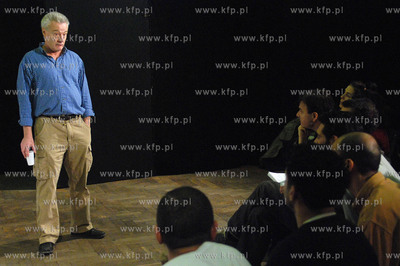 Grupa mlodych Palestynczykow gosci w Gdyni. To wydarzenie,...