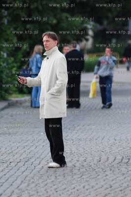 VIII Festiwal Dobrego Humoru w Gdansku. Nz. Krzysztof...