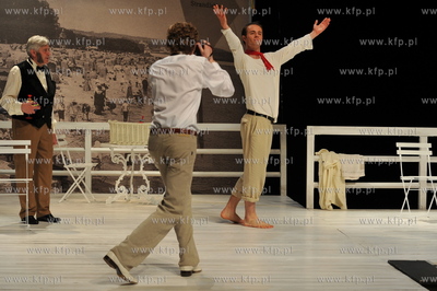 Scena Kameralna Teatru Wybrzeze w Sopocie. Proba generalna...