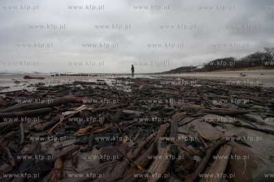 Sztormowa pogoda w Ustce 31.01.2013 
fot. Pahaoo/KFP