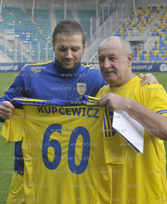 Gdynia. Stadion Miejski. Mecz na 60. urodziny Janusza...