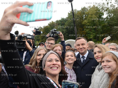 Gdynia. Prezydent Andrzej Duda odwiedził, podczas...