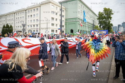 Warszawa. Marsz Miliona Serc. 01.10.2023 fot. Anna...