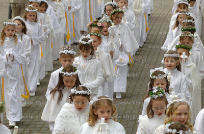 Przyjecie do Pierwszej Komunii Swietej w Koscierzynie...
