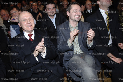 Gdansk. Kino Zak. Pomorski wieczor wyborczy Platformy...