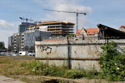 Gdansk. Tereny bylej Stoczni Gdanskiej tzw. Mlode Miasto....