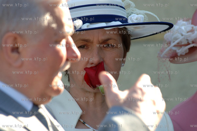 Imieniny u Danuty i Lecha Walesy. 18.06.2005 Fot. Maciej...