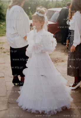 Pierwsza komunia Kaji Kruszynskiej , przyszlej Miss...