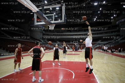 Sopot. Ergo Arena. Trening koszykarskiej druzyny narodowej...