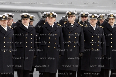 Gdynia Oksywie. Port Wojenny. Uroczystosc objecia przez...