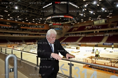 Przygotowania Ergo Areny do Halowych Lekkoatletycznych...