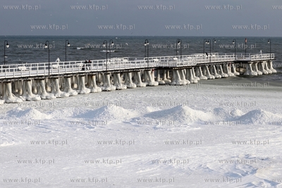 Molo w Gdyni Orlowie.
27.01.2014
fot. Krzysztof Mystkowski...