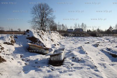 Wislinka. Miejsce, wktorym wykopywano bursztyn.
24.01.2014
fot....