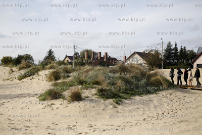 Uroczystośc otwarcia sztucznej wydmy na terenie Stacji...