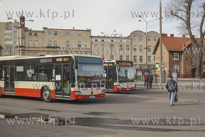 Pętla autobusowa przy dworcu kolejowym Gdańsk Wrzeszcz....